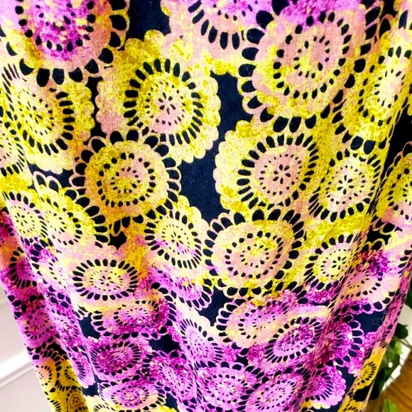 Old Navy Linen Purple Polyester Halter Neck Sleeveless Long Maxi Sz M - Picture 3 of 7